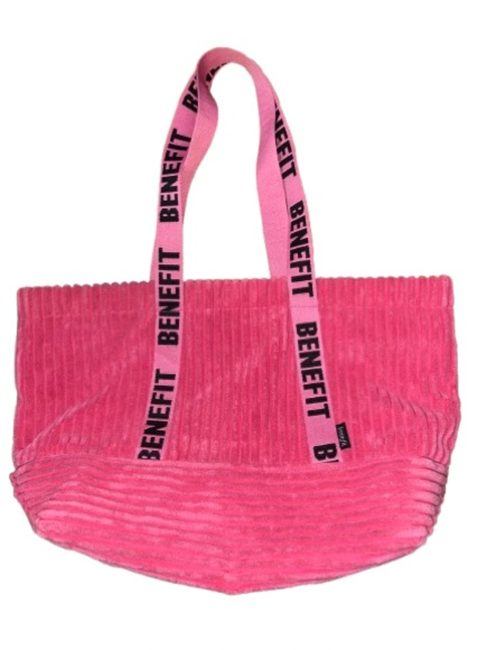 Benefit Corduroy Large Pink Tote bag
